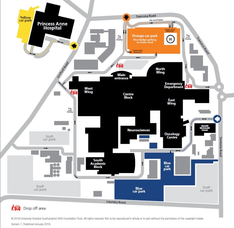 Hospital map