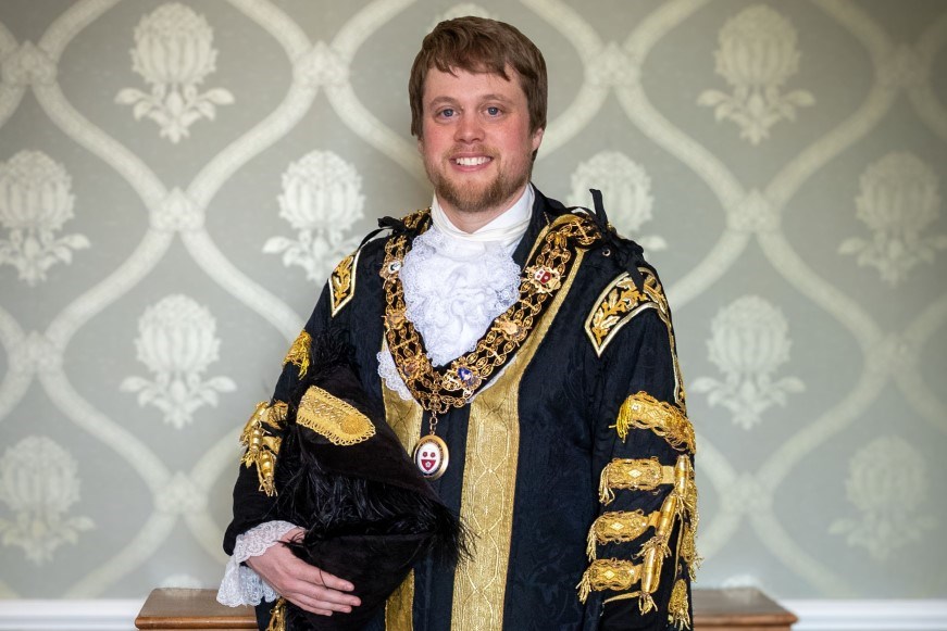 The Lord Mayor of Southampton, Councillor James Baillie
