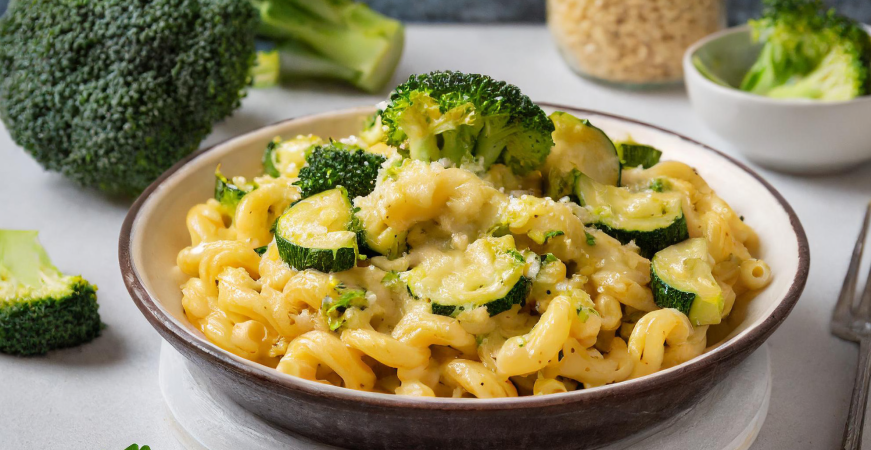 Photo of veg mac and cheese