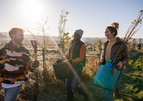 People gardening 