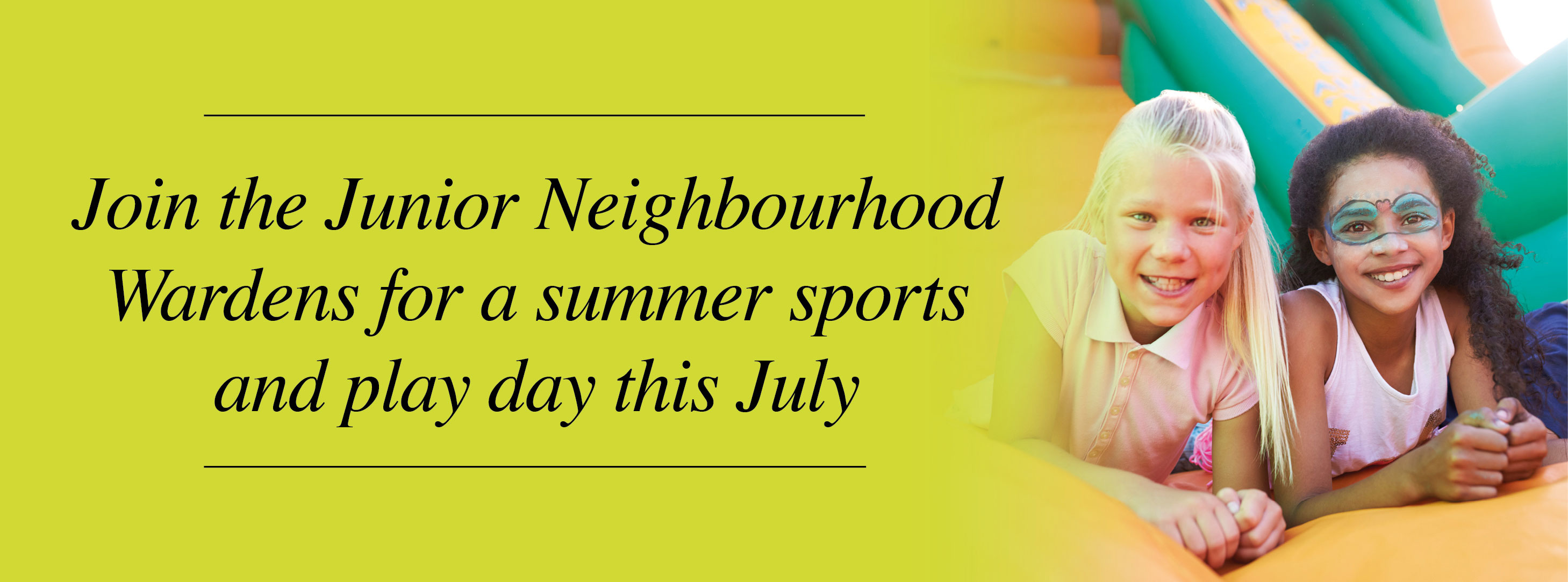 Join The Junior Neighbour Wardens For A Summer Sports And Play Day This July