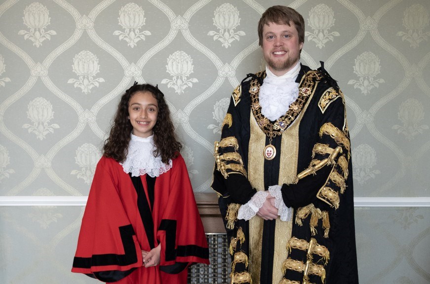 Children's Mayor with Lord Mayor