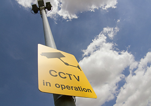 CCTV in operation sign