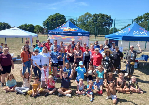 Group of Junior Neighbourhood Wardens