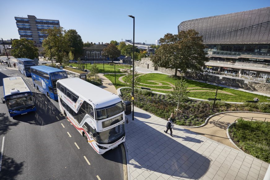 Albion Place Bus Hub graphic