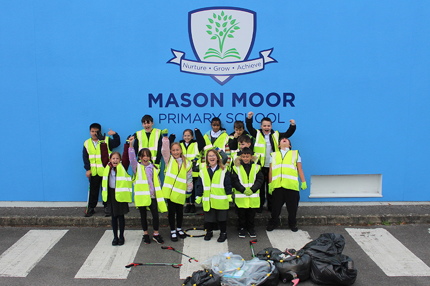 Junior Neighbourhood Wardens at Mason Moor Primary School