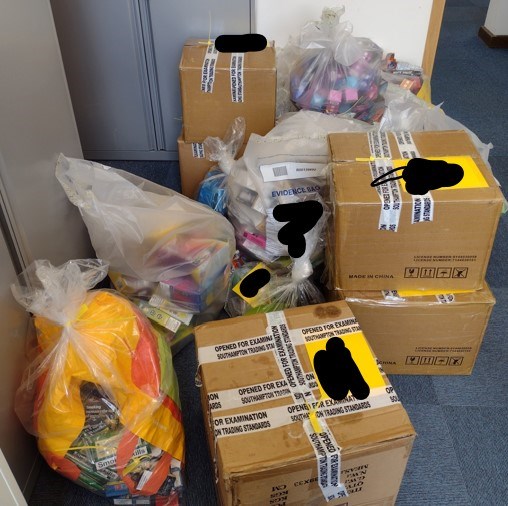 Image of seized goods