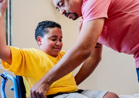 Adult with disabled child