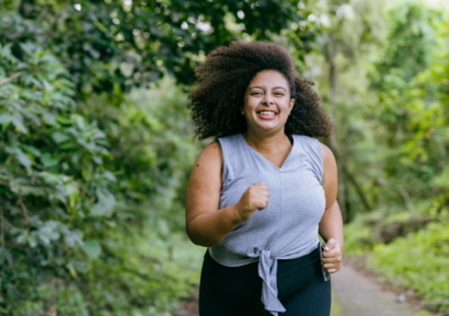 Woman jogging