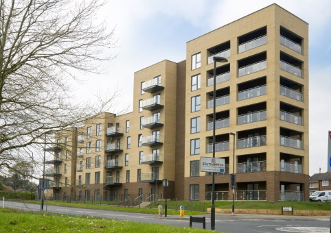 Blocks of flats with balconies