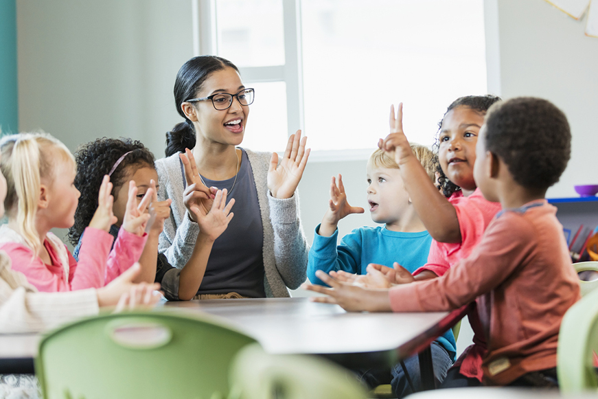 Children At Childcare