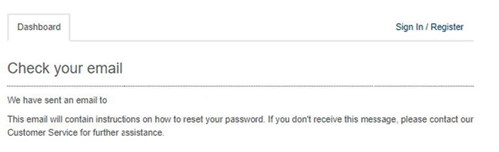 Check your email message