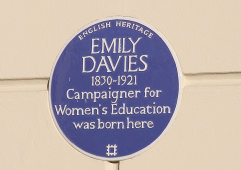 Blue plaque for Emily Davis