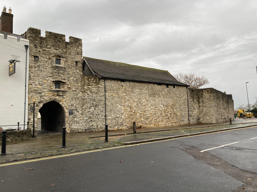 Westgate Wall repairs December 2022