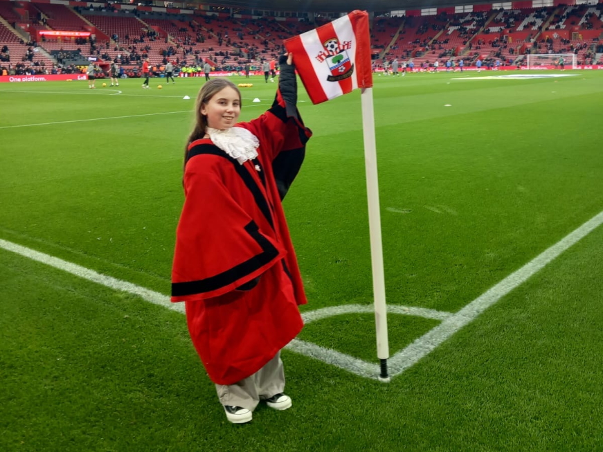 Childrens Mayor At Football