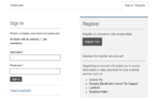 Council Tax login
