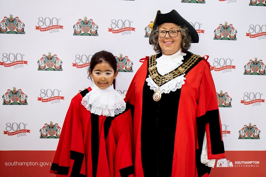 Children's Mayor and Mayor Jacqui Rayment