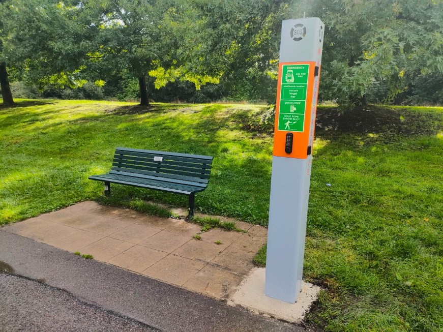 Life saving equipment at Riverside Park