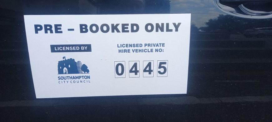 Pre-booked only sticker